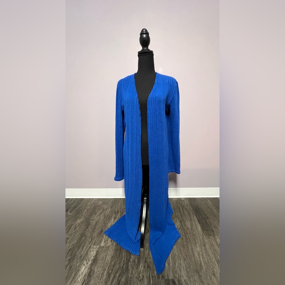 UMGEE Royal BLUE Long DUSTER Cardigan